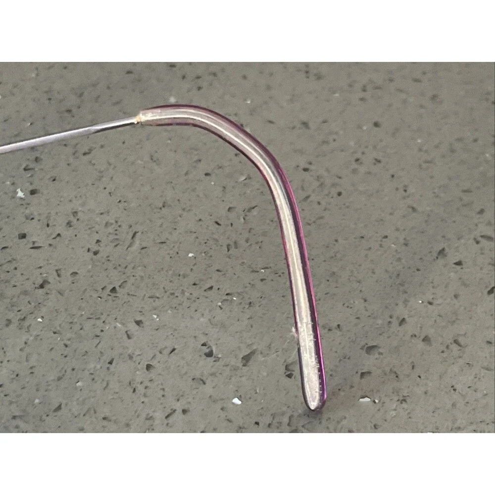 Enhance EN7674 Matte Lilac Eyeglasses Frames ONLY Metal Oval 49-18-140 full rim
